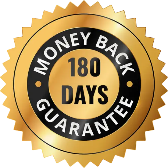 Glyco Harmony 60-day money-back guarantee badge